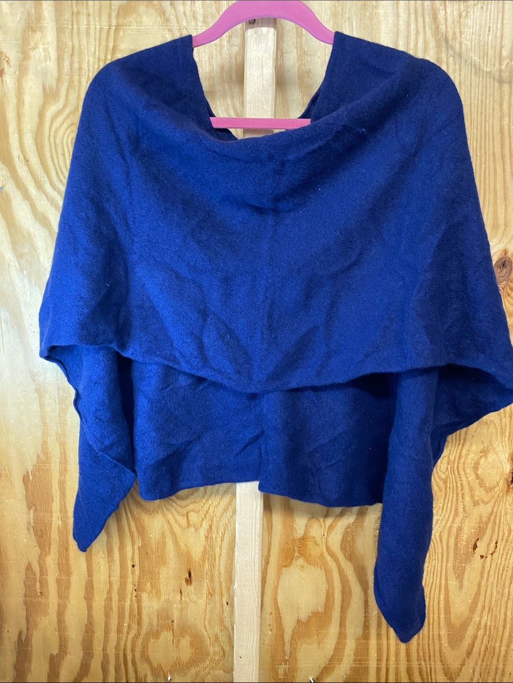 Claudia Nichole cowl neck cashmere drape